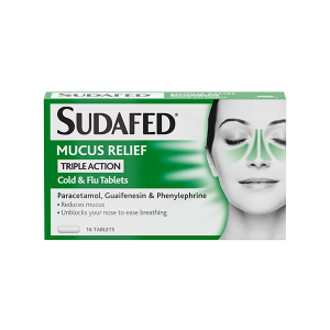 SUDAFED MUCUS RELIEF TABS
